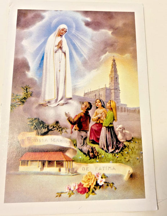 Our Lady of Fatima  Image Print, New From Portugal Journeys of Faith Collectibles:Religion & Spirituality:Christianity:Posters, Prints & Pictures