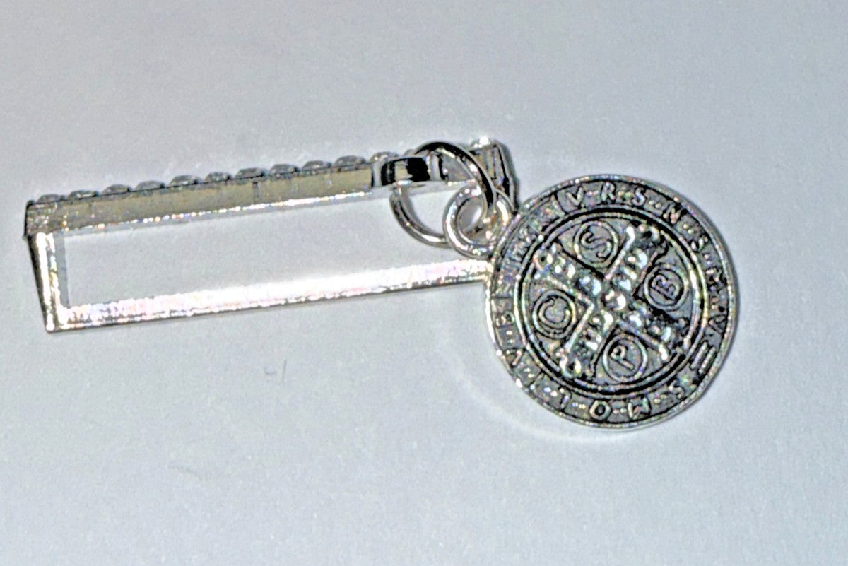 Saint Benedict Medal  Crystal Watch Charm,  New #GFTSHP-113 - Journeys of Faith