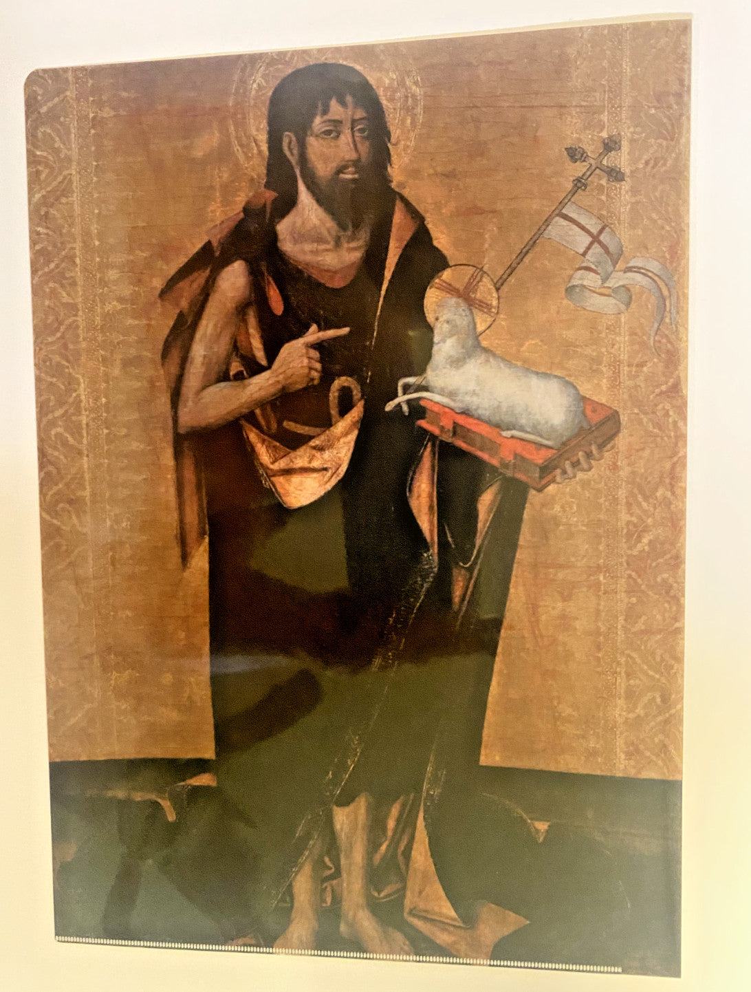 Saint John the Baptist Vinyl Folder 12" x 9" New #AB-103-J