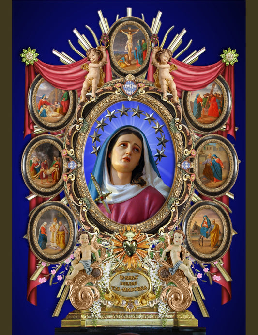 Sorrowful Mother 8 by 10 Print - Journeys of Faith