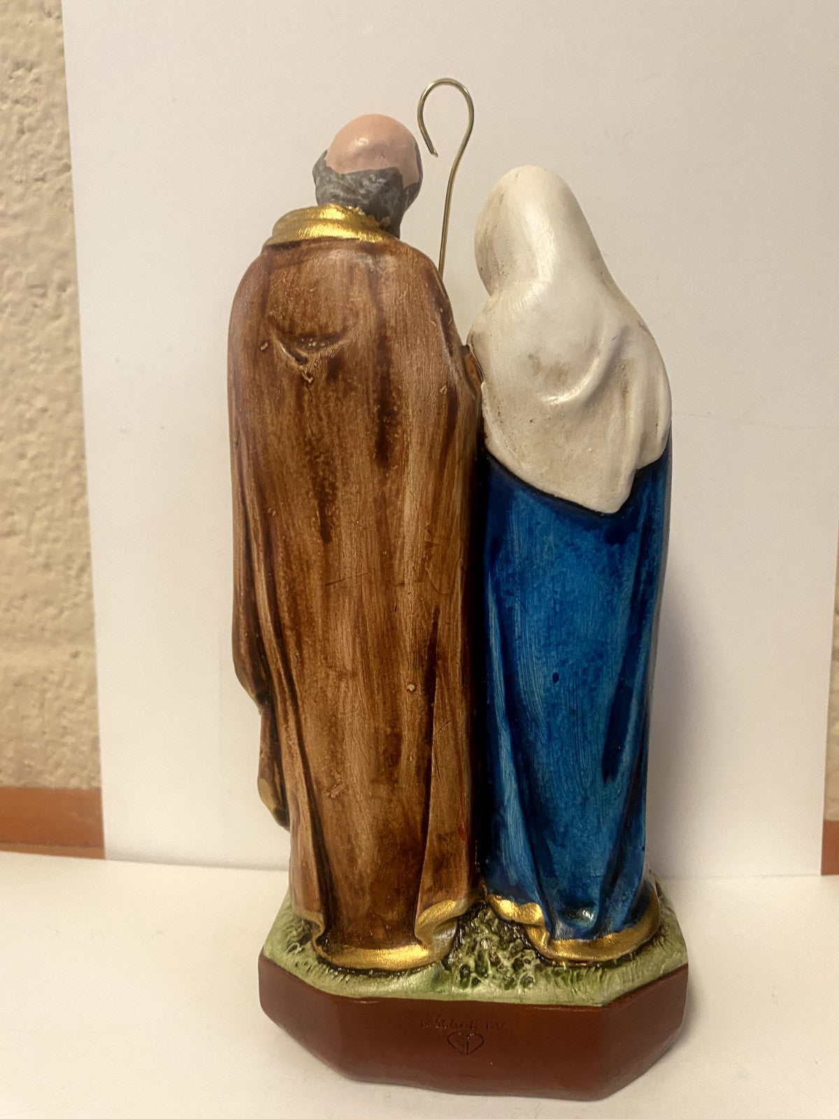 Sts. Anne & Joaquim Hand Painted 8" Statue, New From Colombia #L020 - Journeys of Faith