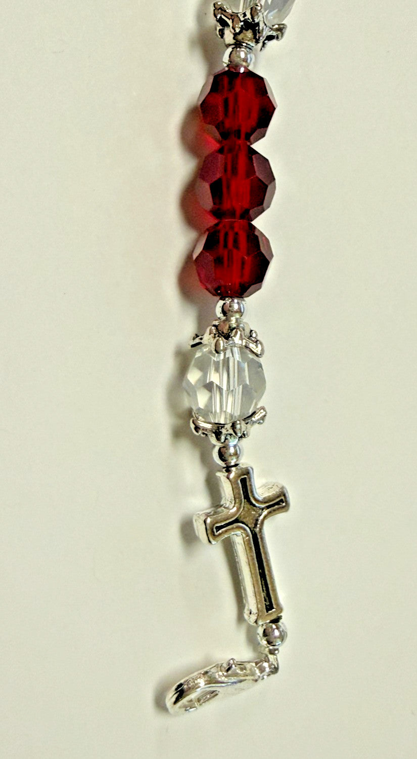 Confirmation Red Glass 7" Bracelet, New #Gftshp-146 - Journeys of Faith