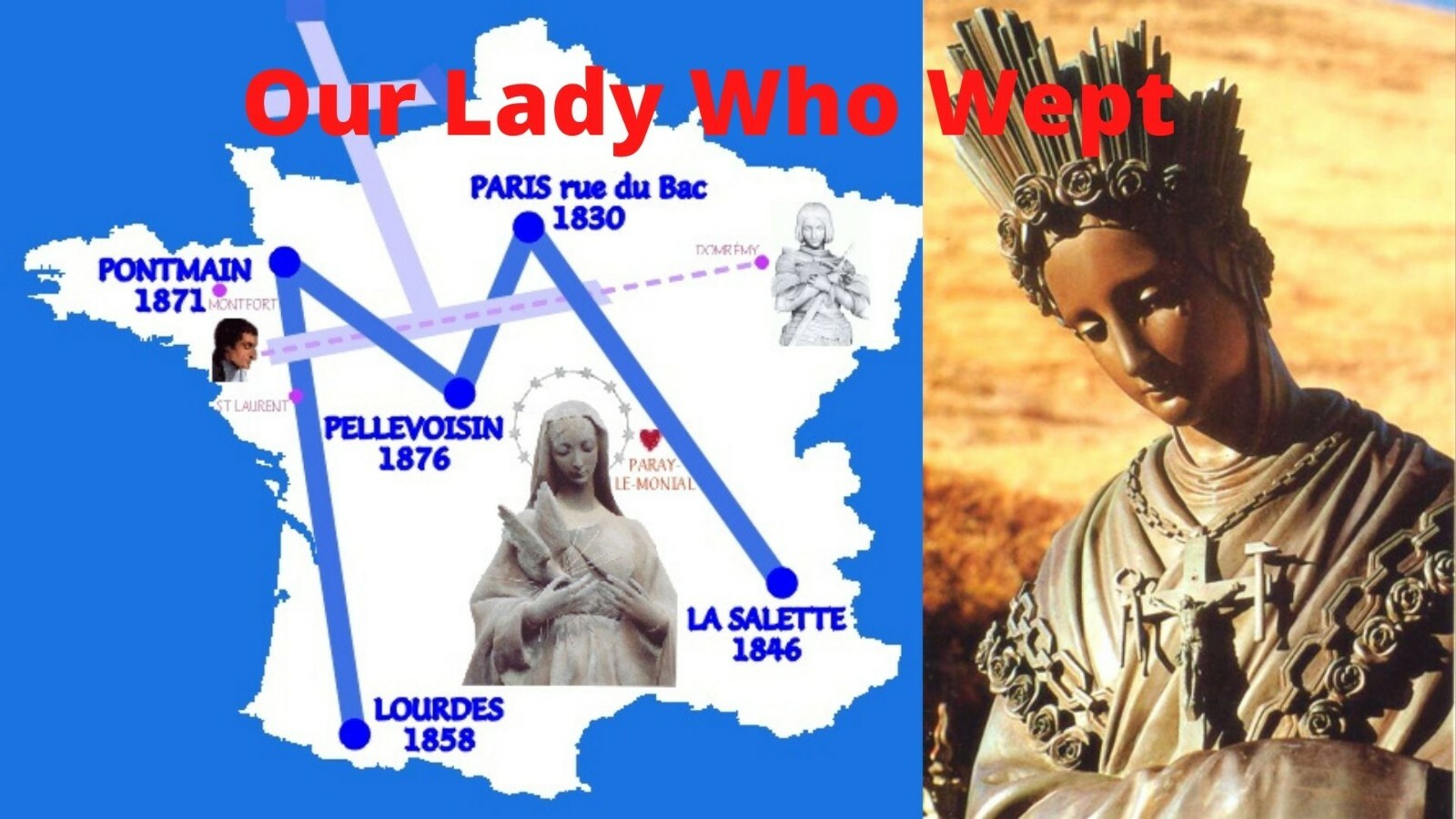 Our Lady of La Salette DVD by Bob & Penny Lord, New - Journeys of Faith