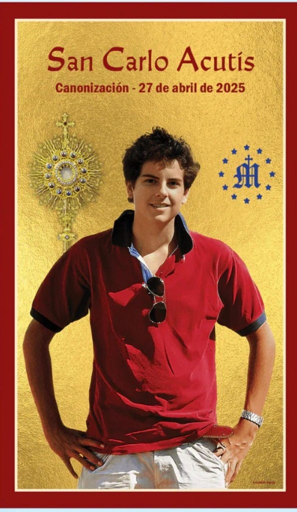 San Carlo Acutis Estampita de Oración, New #PC-121 Journeys of Faith Collectibles:Religion & Spirituality:Christianity:Holy Cards