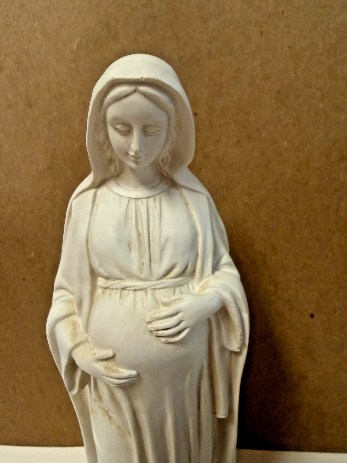 Blessed Pregnant  Mary 8"  Statue, New #AB-159