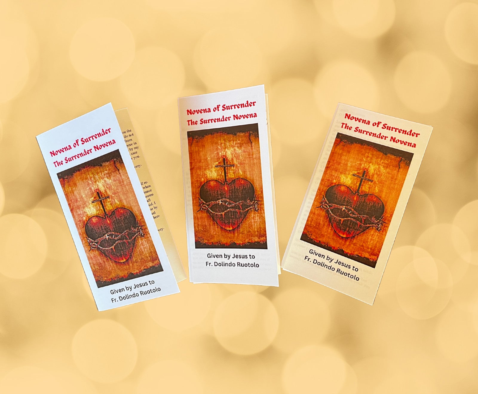 3Pack The Surrender Novena Prayer Fr. Dolindo - Journeys of Faith