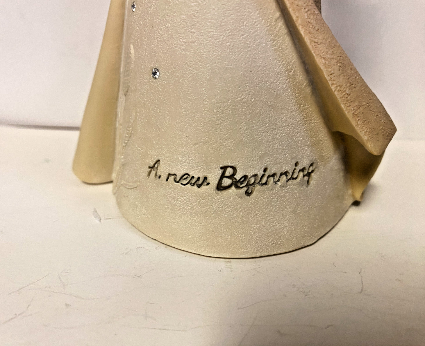 Foundations by Enesco 7.5" "A New Beginning" Angel, New - Journeys of Faith