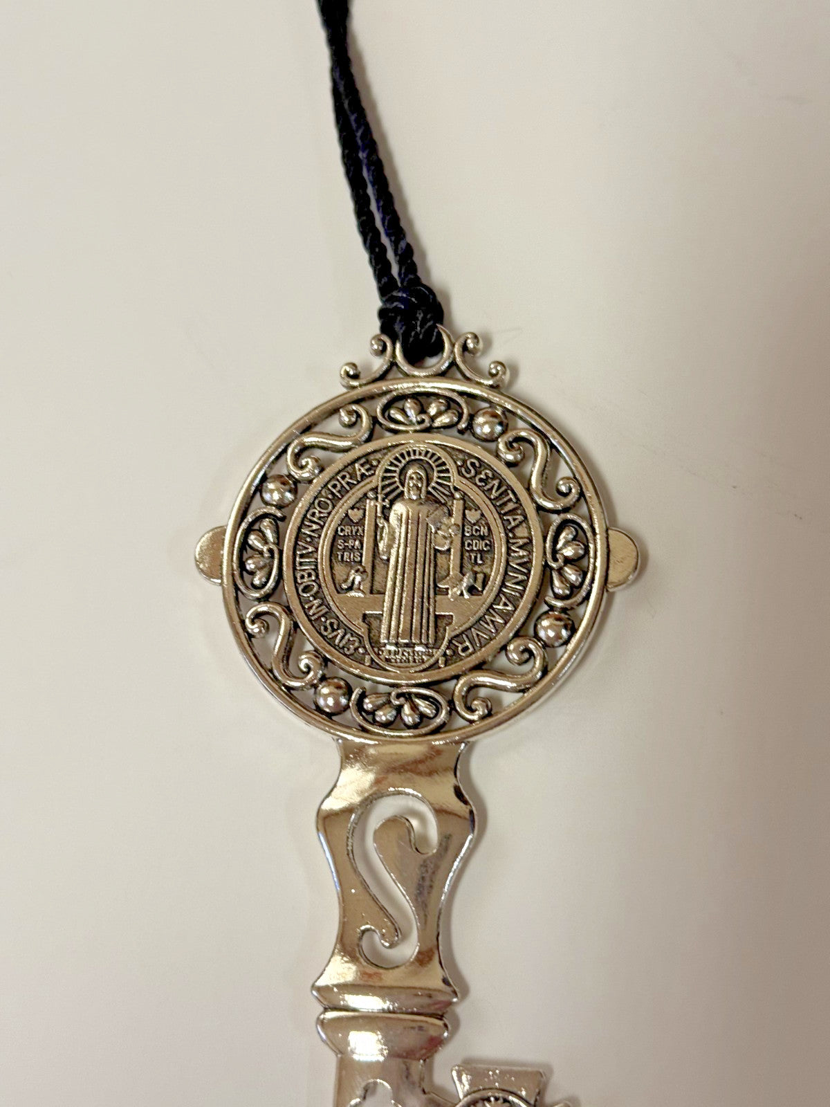 Saint Benedict Medal Large Key Hanger, New #AB-044 - Journeys of Faith