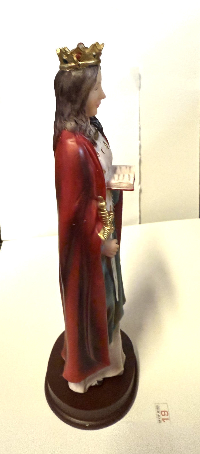 Saint Dymphna 8.75" Statue, New #AB-410-R2