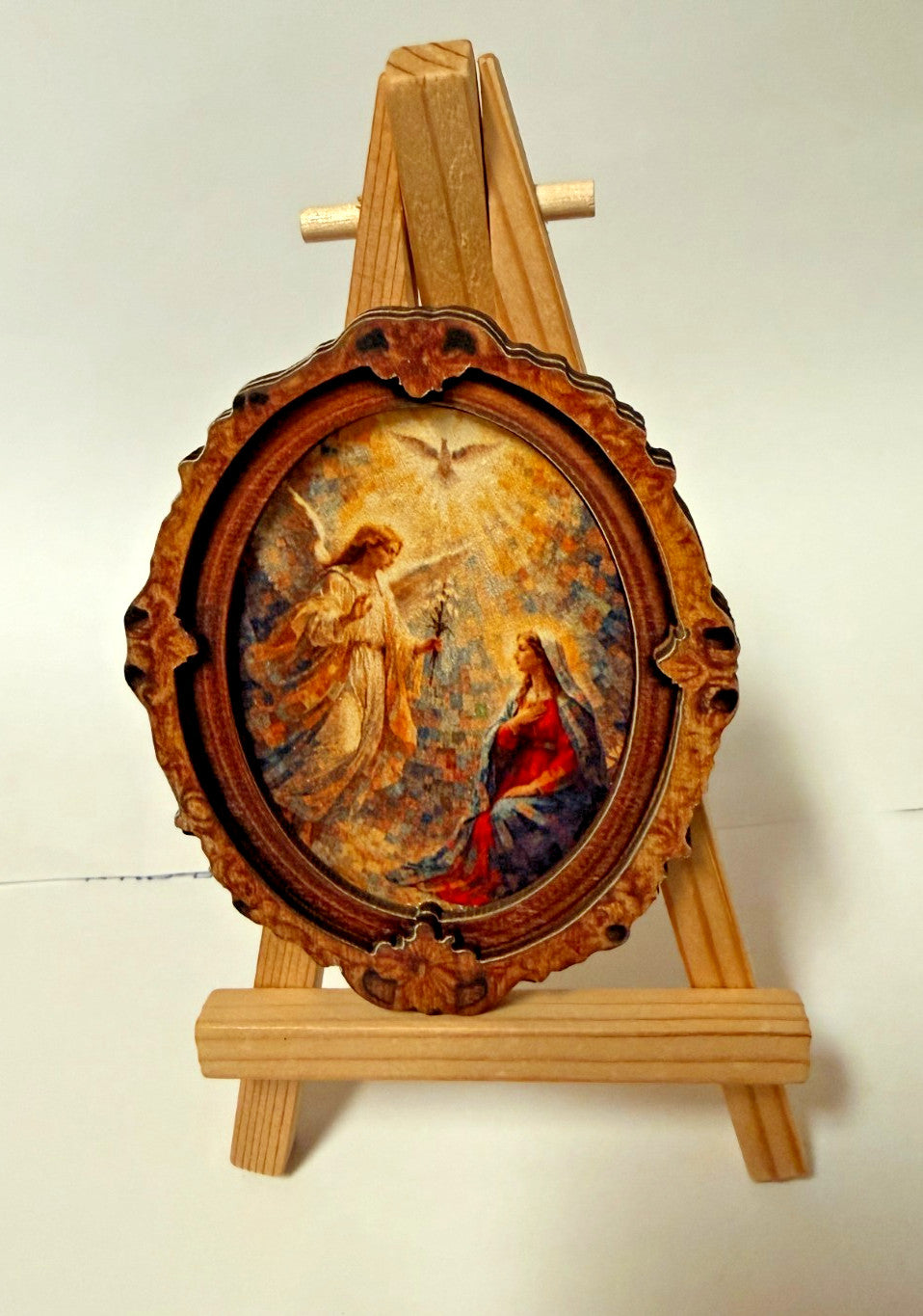 The Annunciation of Mary Small Wood Magnet, New #Gftshp-261