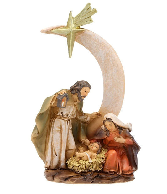 Nativity Figurine with Bethlehem Star,  New #Gftshp-234