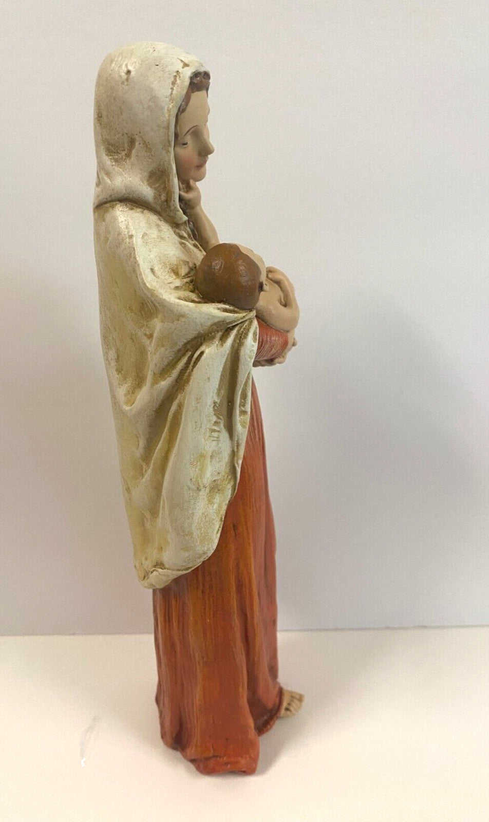 Blessed Mother & Child Jesus/Titled "Child's Touch"  10"H  Statue, New - Journeys of Faith