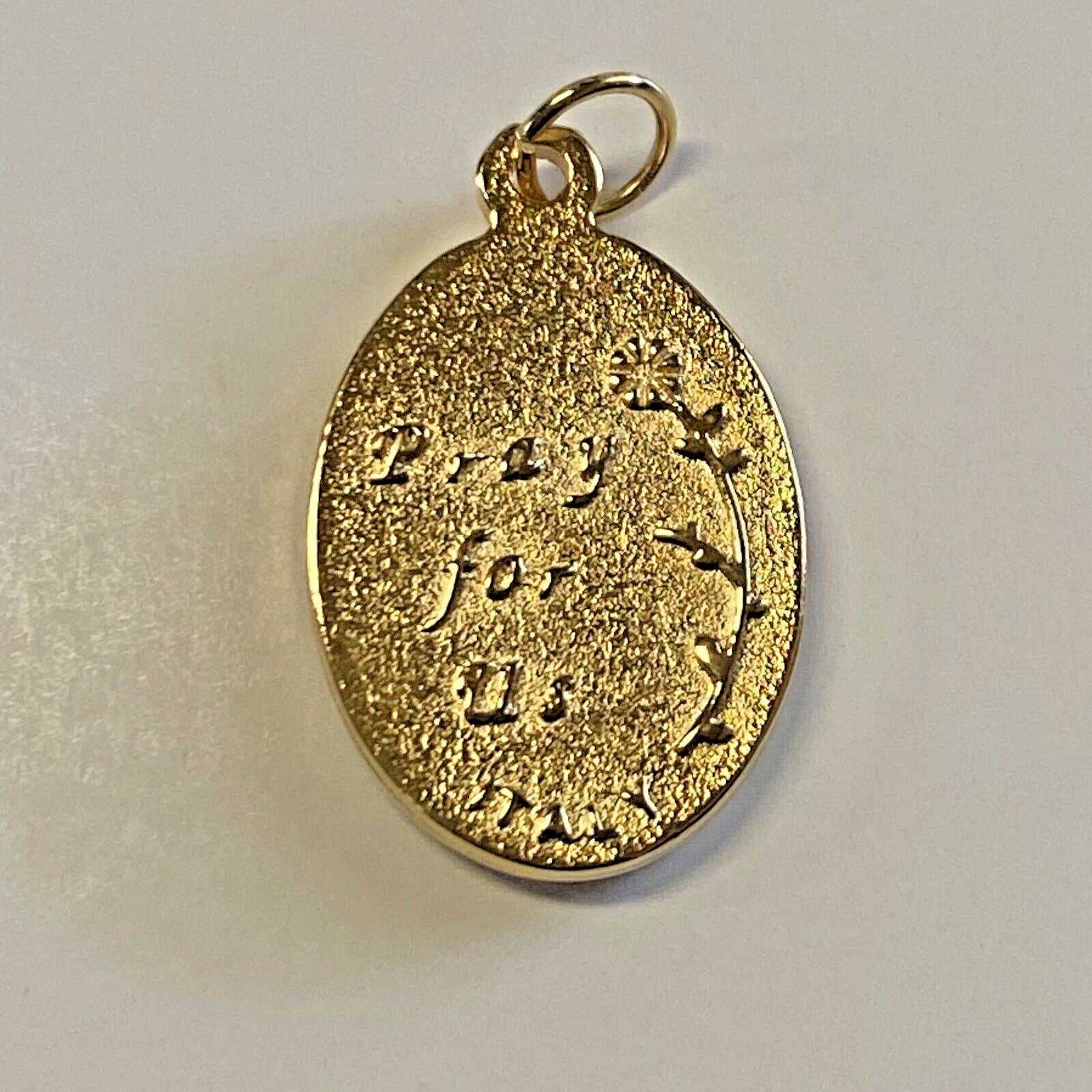 Saint Michael the Archangel Gold & Silver Oval Medal, New #MD-023 - Journeys of Faith