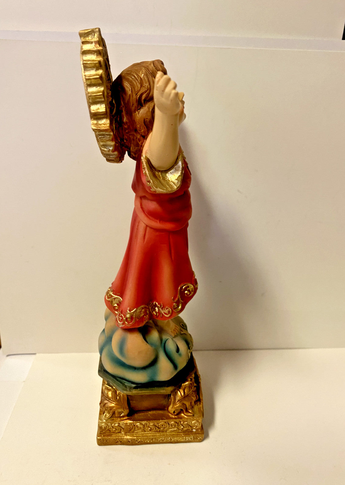 8-inch Divino Nino statue sculpture for home décor, featuring a detailed, serene depiction of the religious figure.