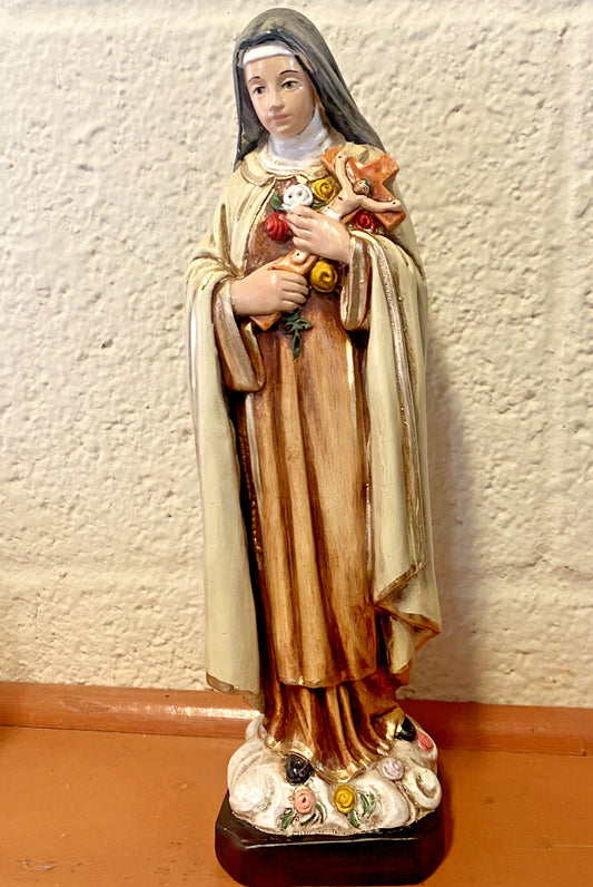 Saint Therese of Lisieux 10" Statue, New  From Colombia #L067