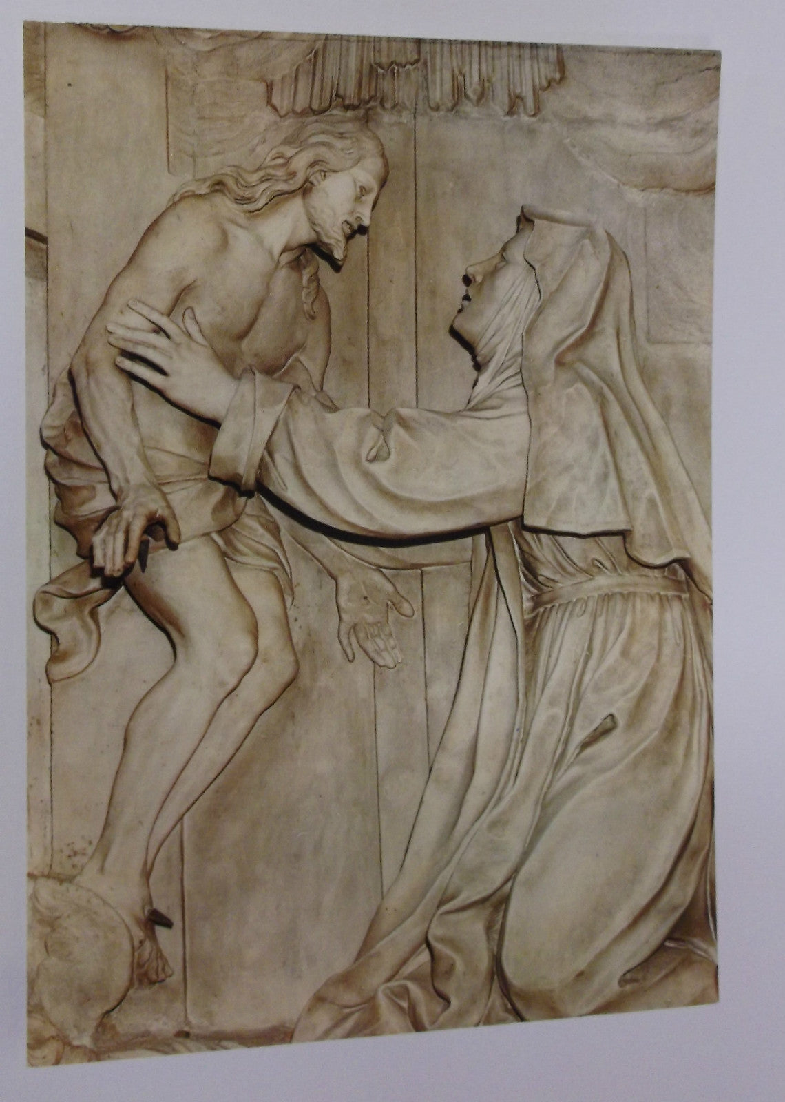 Saint Catherine de Ricci print from Italy, 6x4 inches, religious artwork featuring Christian spirituality by Bob and Penny Lord.