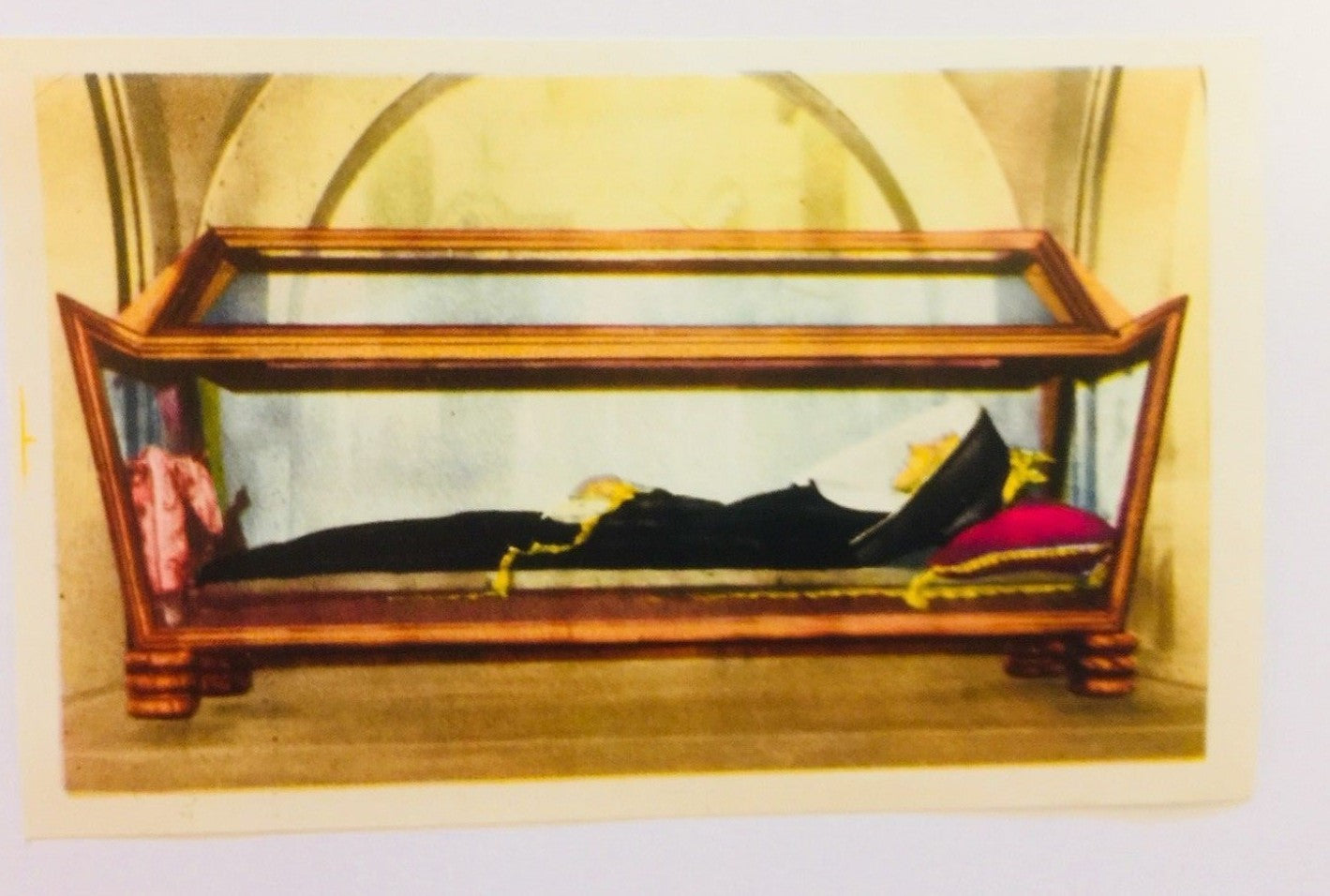 Saint Rita of Cascia prayer card from Bob and Penny Lord, featuring religious imagery and spiritual text, suitable for Christian collectibles.