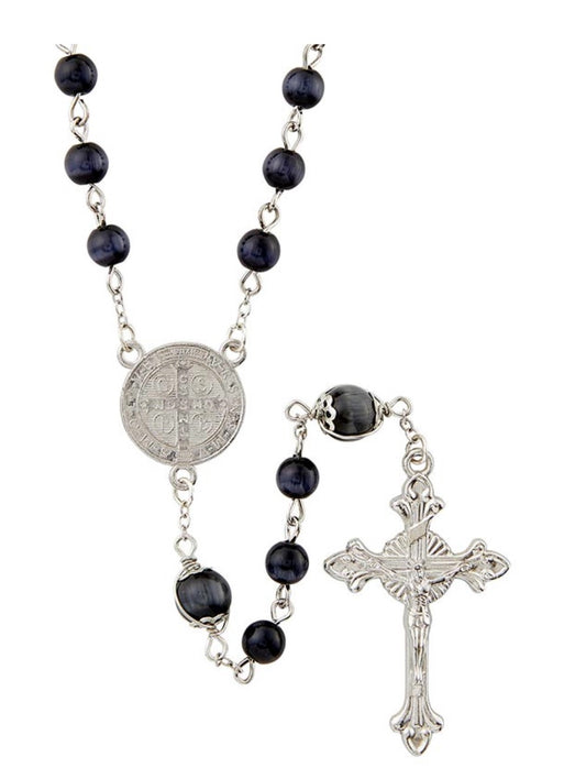 Saint Benedict Wire Wrapped Rosary,  New #Gftshp-59 - Journeys of Faith