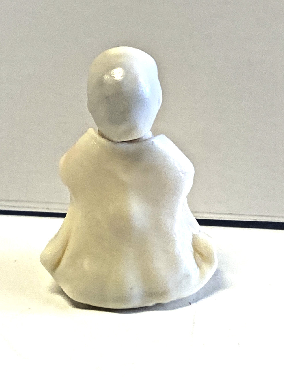 Small Mystic Rose statue, 1.75 inches, from Colombia, Christian collectible plaque by Bob and Penny Lord, featuring religious imagery.
