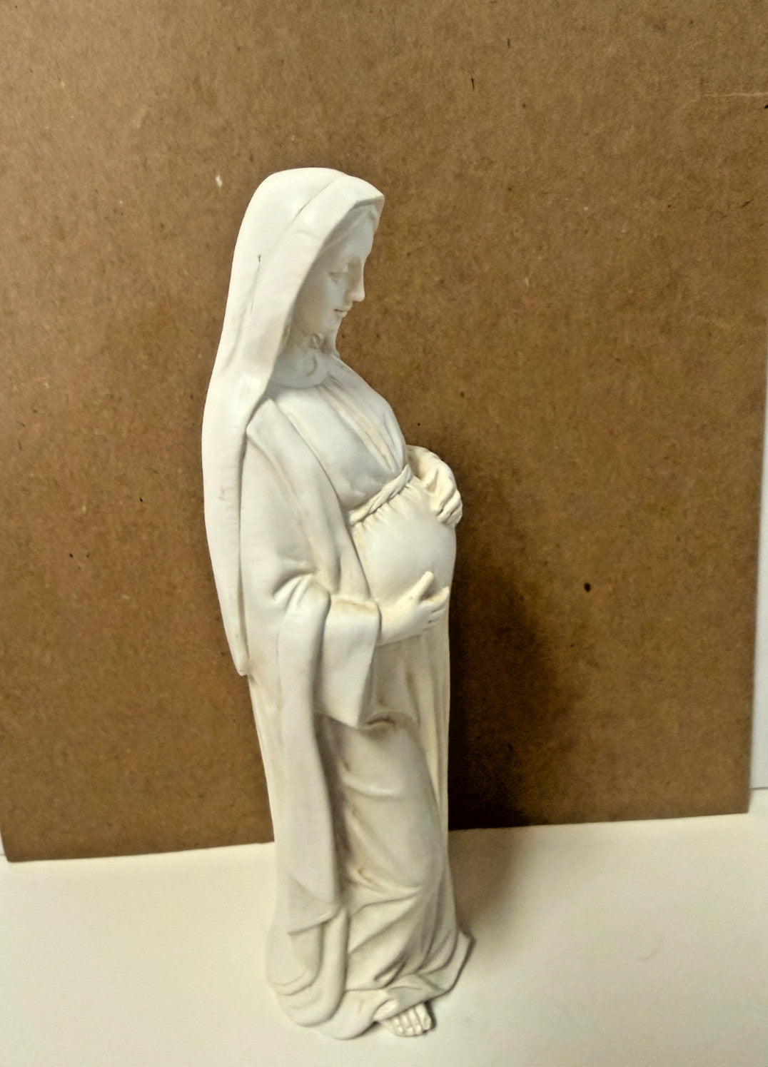 Blessed Pregnant  Mary 8"  Statue, New #AB-159