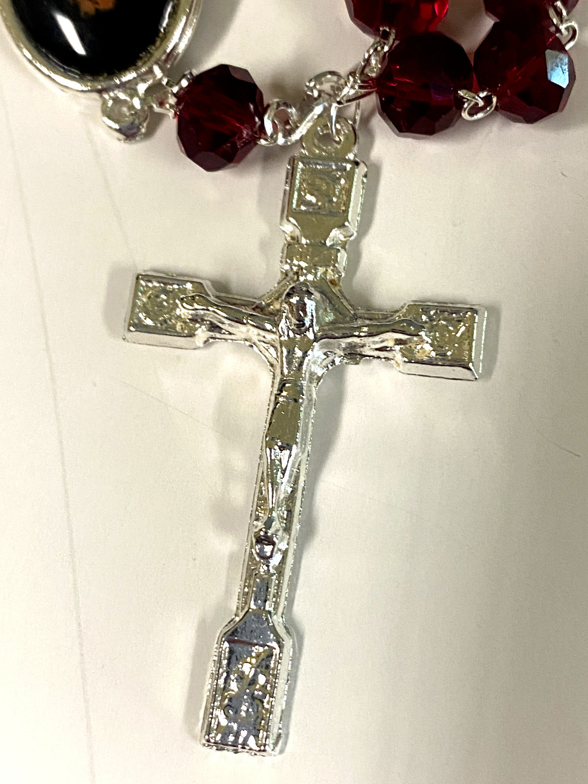 Crucified Jesus Christ Handmade  Rosary, New from Colombia #L062 - Bob and Penny Lord