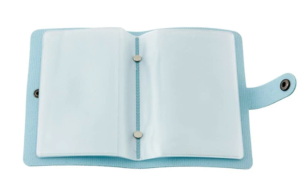 Holy Card Holder 5.25" Light Blue Booklet, New. #AB-03-2