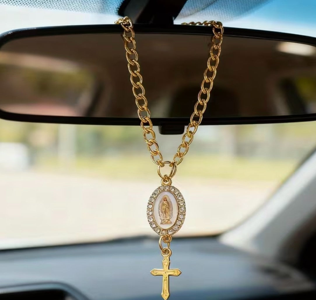 O L of Guadalupe Medal with Cross Devotional  Pendant, New #Gftshp-131 - Journeys of Faith