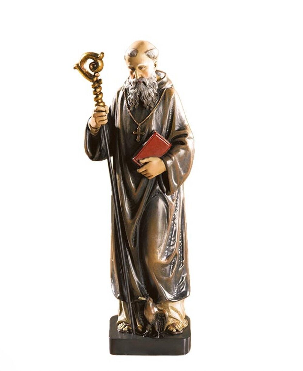 Saint Benedict 8" Staue, New - Bob and Penny Lord