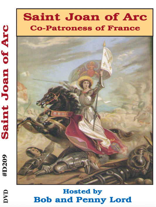 Saint Joan of Arc  DVD by Bob and Penny Lord, NEW - Journeys of Faith