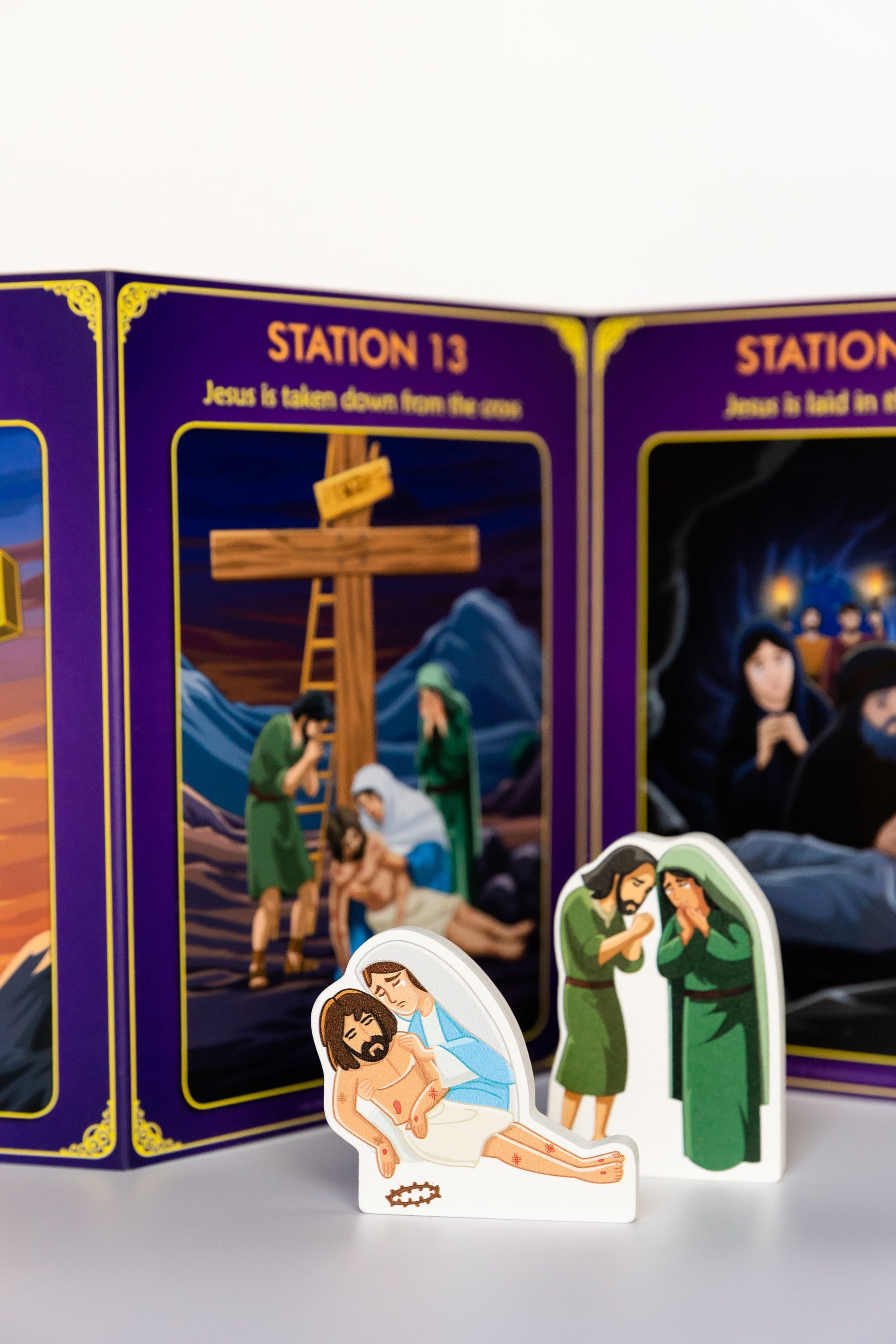 Stations of the Cross Pray & Play Set - By Saintly Heart & Brother Francis - Journeys of Faith
