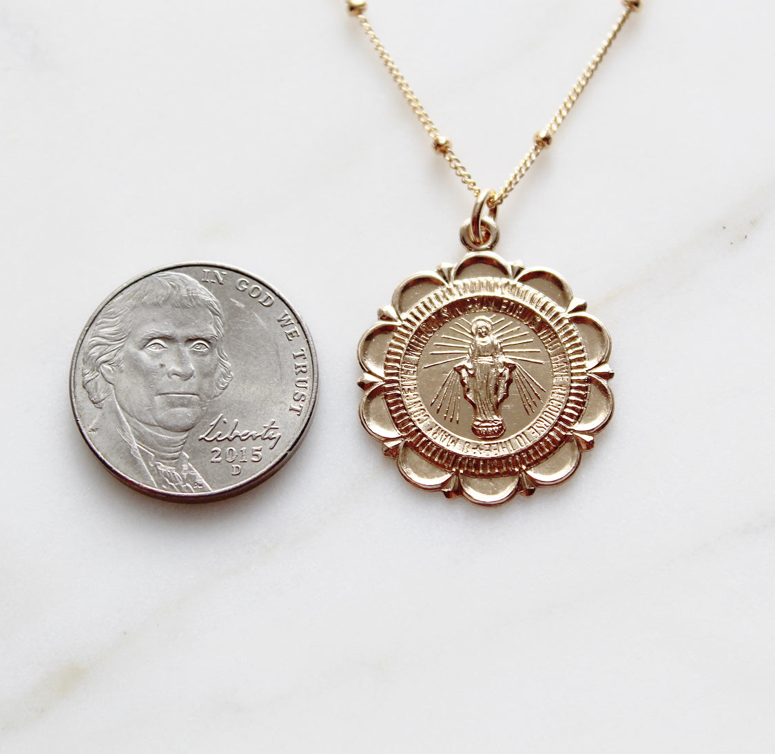 Miraculous Medal Necklace - Journeys of Faith