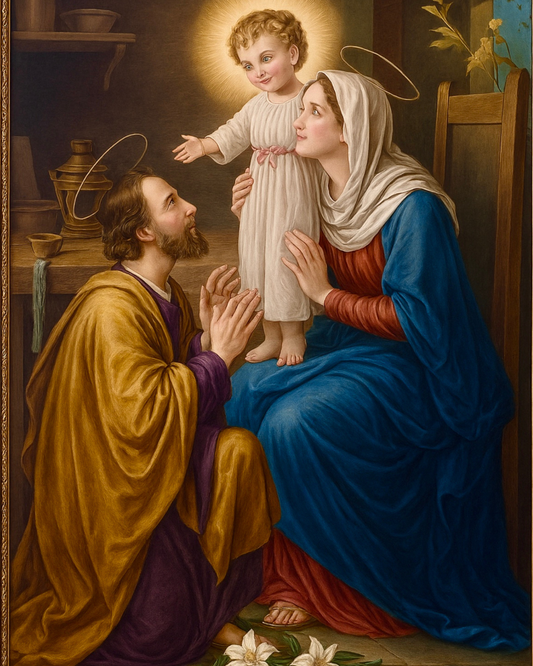 Holy Family 8 by 10 digital image download - Journeys of Faith