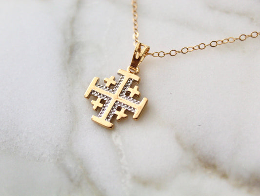 Jerusalem Cross Necklace - Journeys of Faith