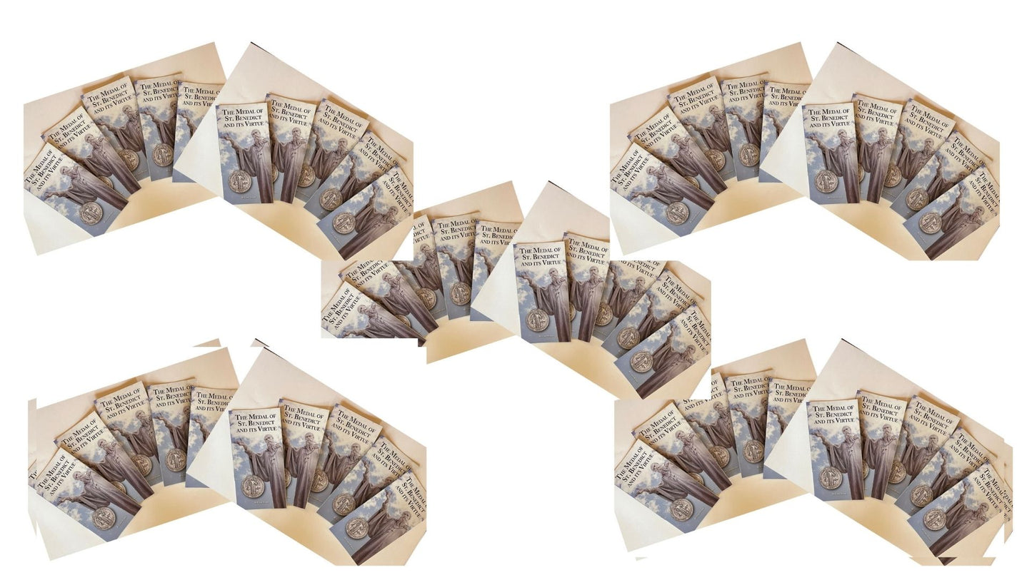 The Medal of Saint Benedict and its virtue Pamphlet - Journeys of Faith