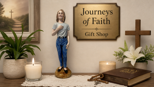 Blessed Chiara Badano 10 Inch Hand Painted Statue from Colombi