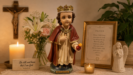 Divine Child Jesus "King of Love" 14" Statue