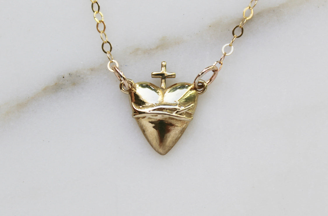 Holy Hearts™ Sacred Heart of Jesus Necklace - Journeys of Faith