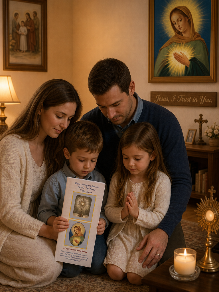 Flame of Love Holy Hour Trifold Packages