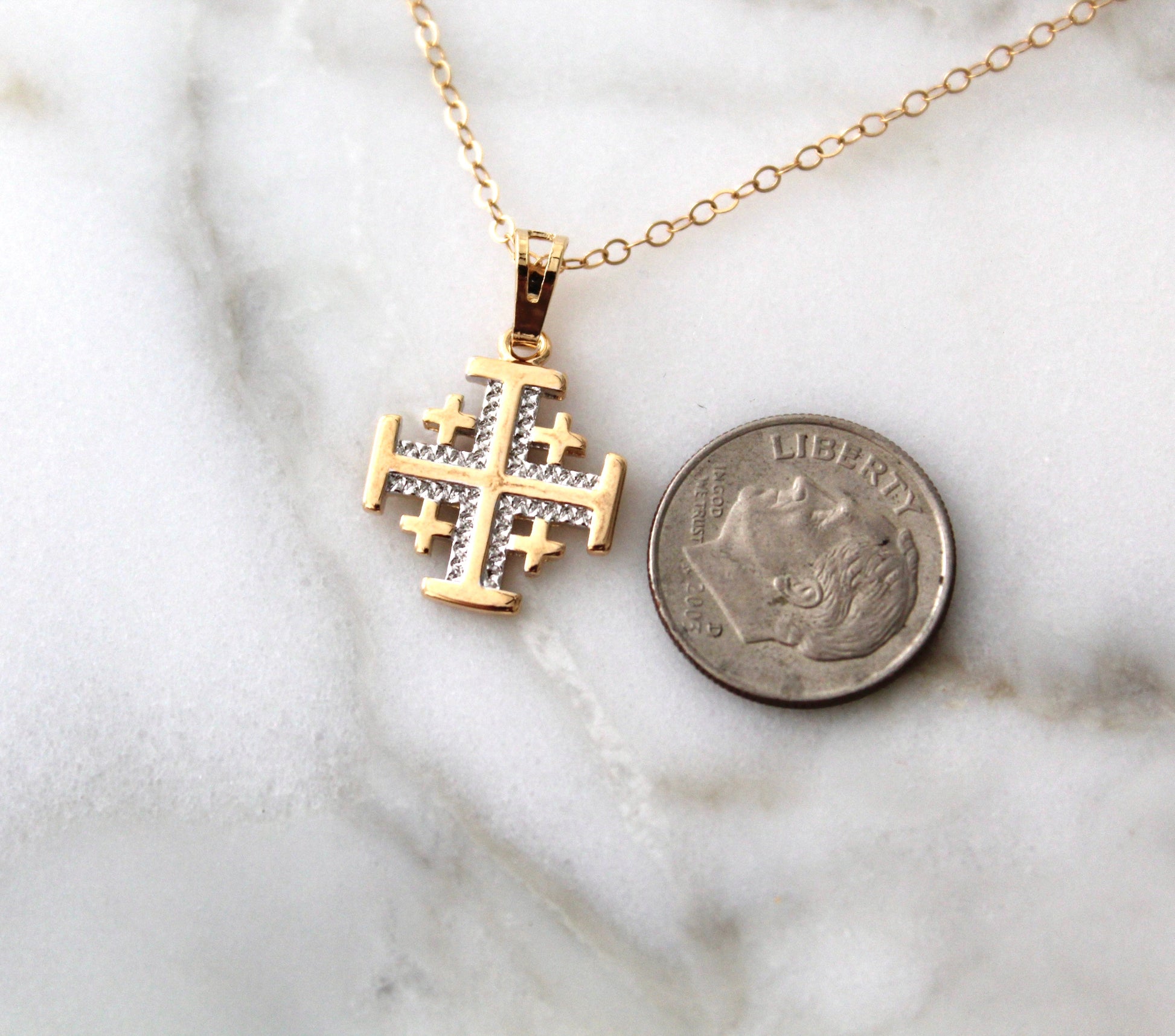 Jerusalem Cross Necklace - Journeys of Faith