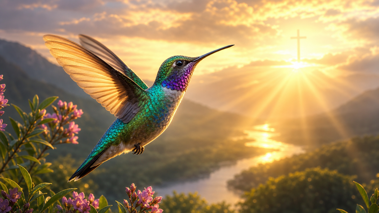 Hummingbird Artwork 11 by 17 Images