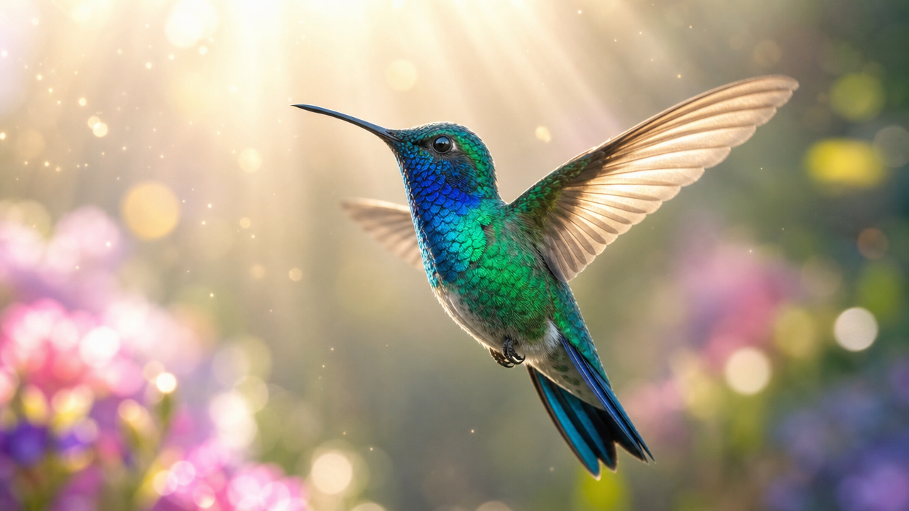 Hummingbird Artwork 11 by 17 Images