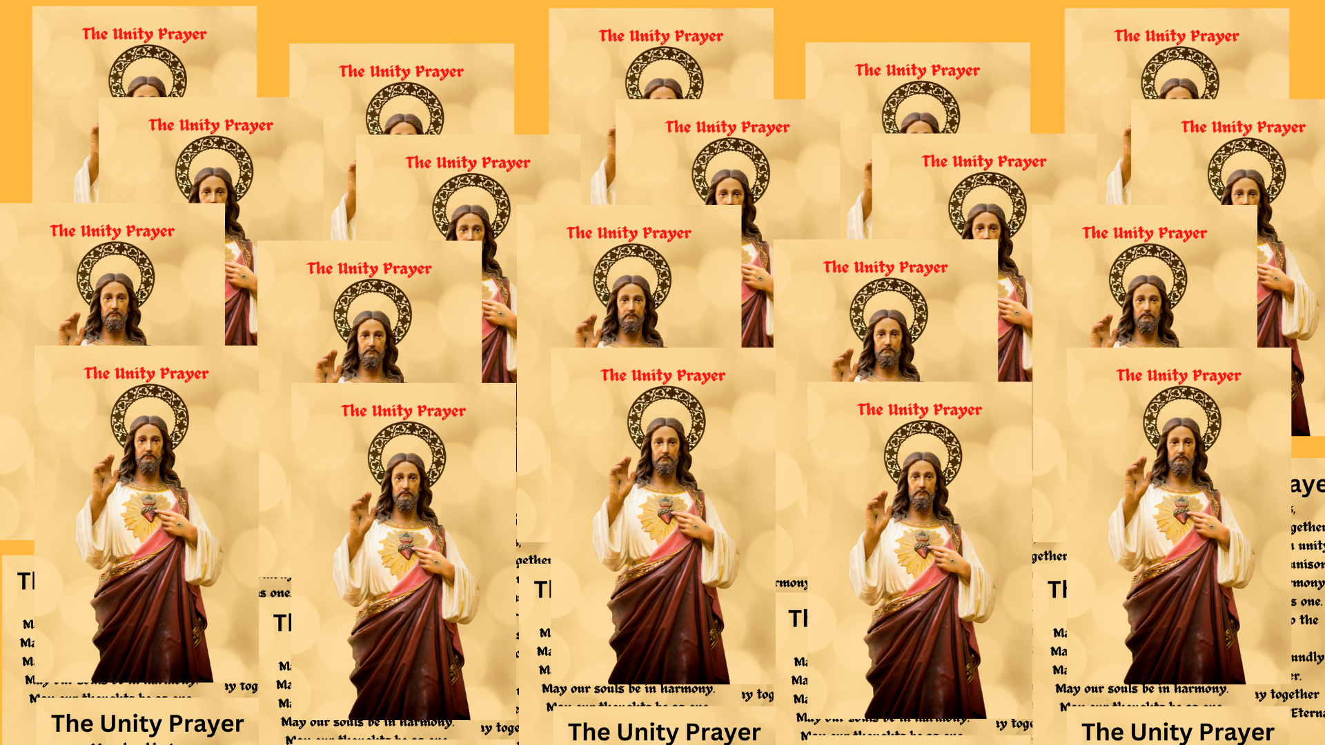 The Unity Prayer Card - Laminated Packages - Bob and Penny Lord