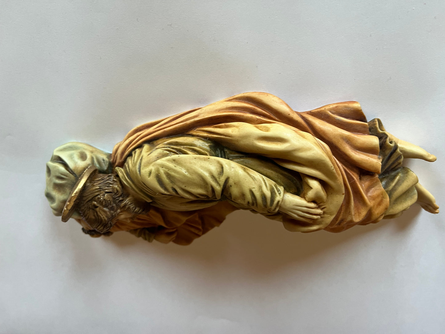 Sleeping Saint Joseph Statue 8 Inch hand painted in Colombia - Bob and Penny Lord