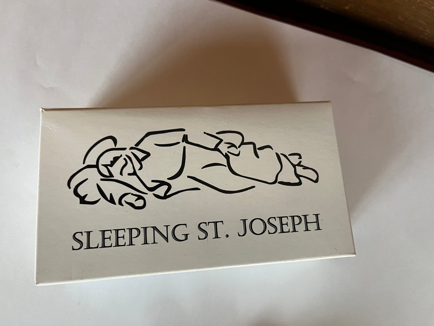 Sleeping Saint Joseph Statue 5 Inch hand painted in Colombia - Bob and Penny Lord