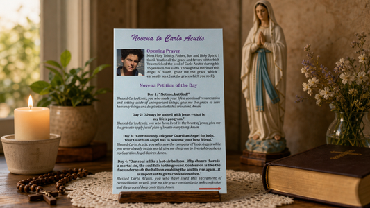 Novena to Blessed Carlo Acutis, New #PC-114