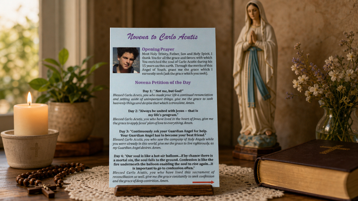 Novena to Blessed Carlo Acutis, New #PC-114