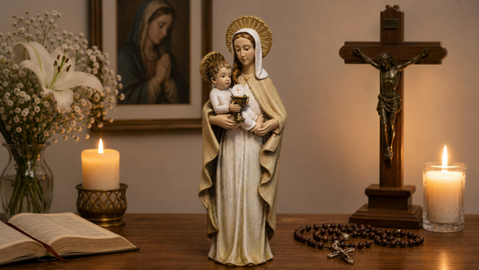 Our Lady of the Rosary Statue  