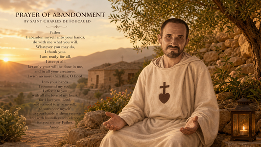Prayer of Abandonment, By Saint Charles de Foucauld