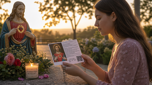 Sacred Heart of Jesus Consecration Prayer Card