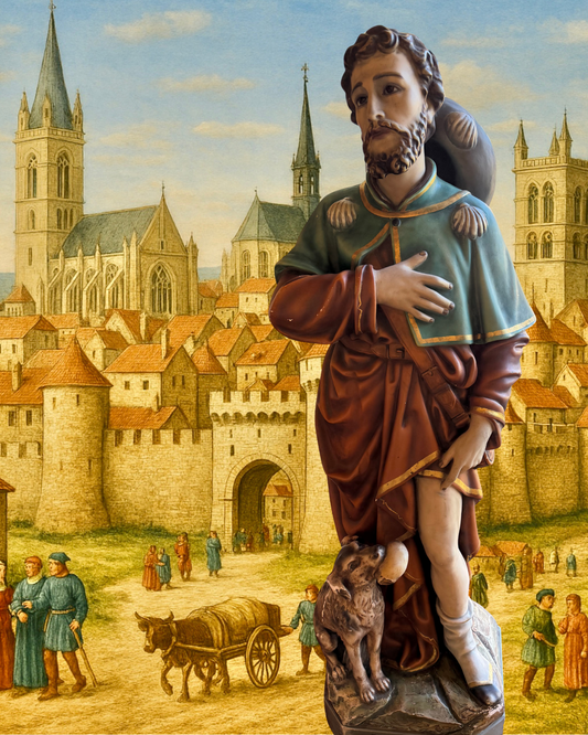 Saint Roch 8 by 10 digital image download - Journeys of Faith